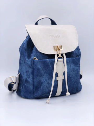 Faux Leather Backpack B720