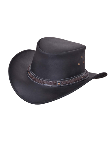 Leather Outback Hat 9212