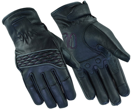 Purple Stitched Glove DS2425