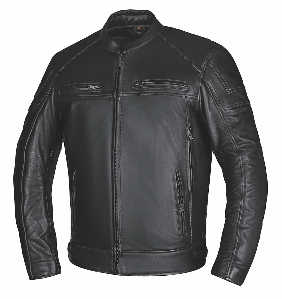 archive leather jacket ハイネック ダークコア ad-01 horse-hide center-zip jacket dark brown (teacore) | addict
