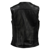 Women's Speed Queen' Leather Vest Made in USA MLVSL5003