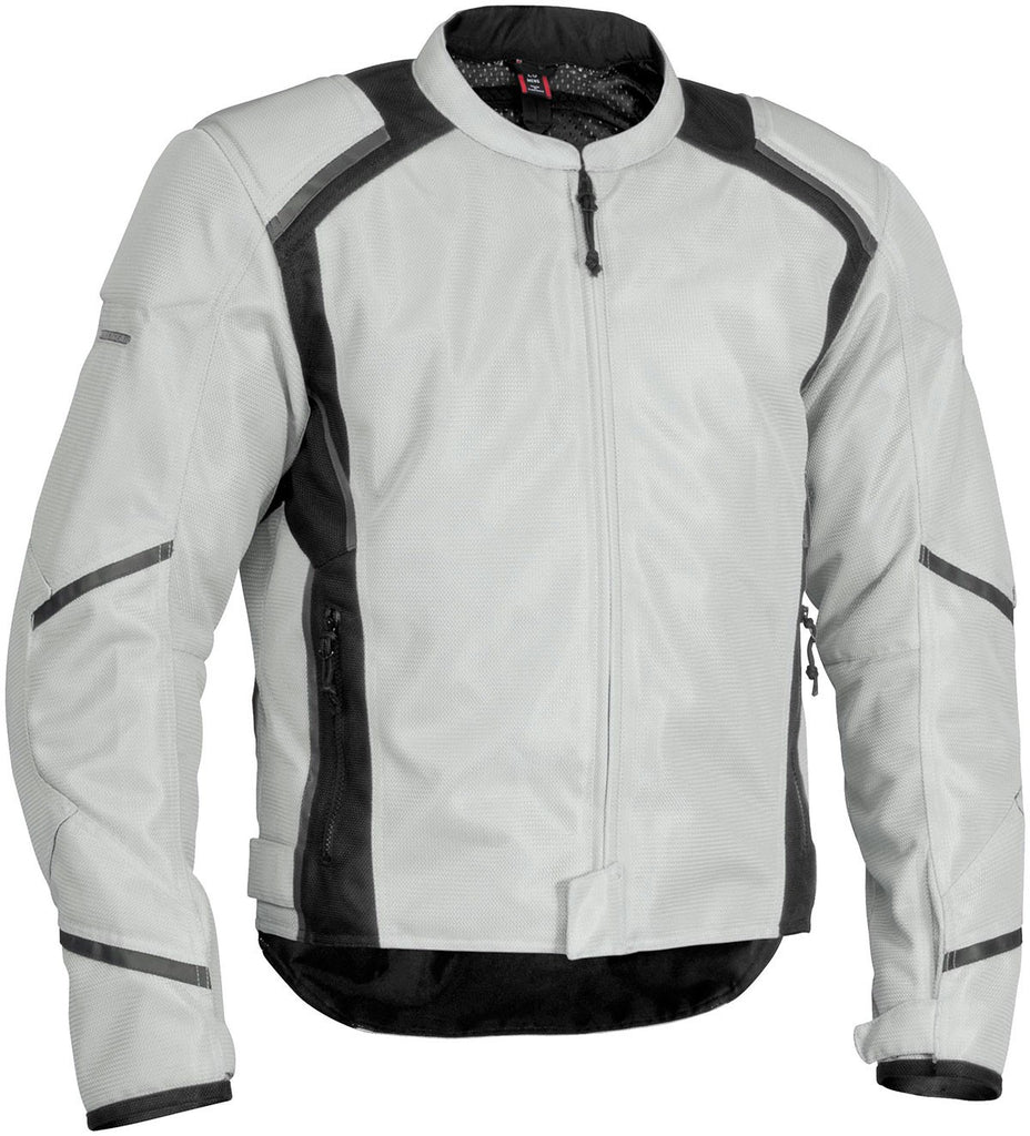 firstgear motorcycle gear FirstGear Mesh Tex Men's Jacket Silver / SM