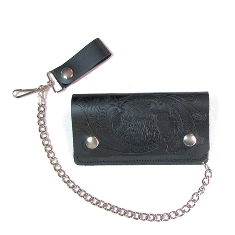 6'' Eagle Head Wallet W/ Scroll