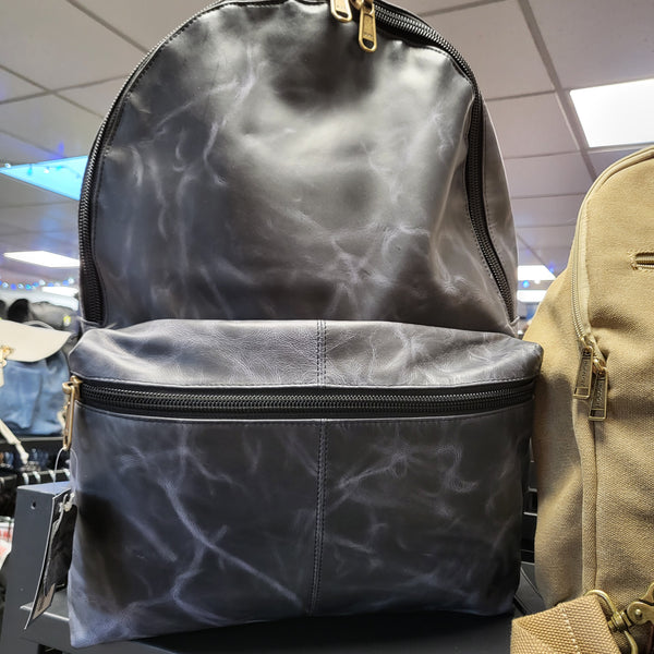 distressed leather backpack Distressed Leather Backpack – Alaska Leather