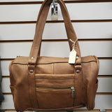 Ladies Leather Barrell Bag Purse SL498