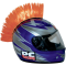 PC Racing Helmet Mohawks