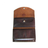 Antique Finish Ladies Organizer Wallet Border Scroll