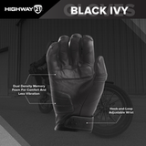 Highway 21 Womens Black Ivy Glove