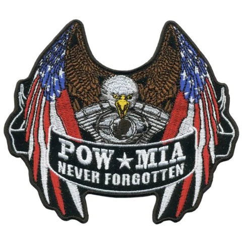 POW/MIA FLAG EAGLE - 5" X 4"