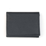 Fine Tri-Fold Wallet- Black