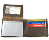 4" FINE BILLFOLD- Brown