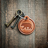 Sugarhouse Leather Keychain / Ornament / Luggage Tag
