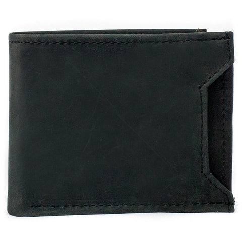 4'' Billfold w/ Front Card Slot-Black