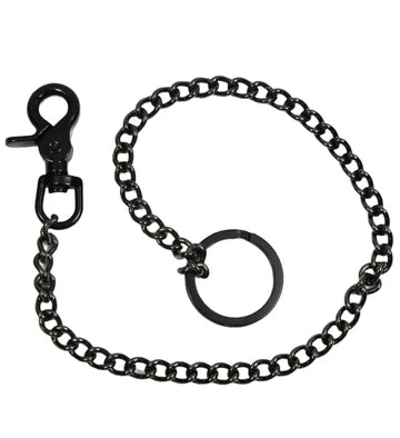12" Gun Metal Chain w/Claw GUC12