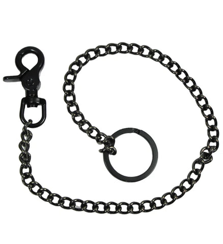18" Gun Metal Chain w/Claw GUC18
