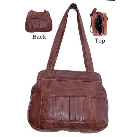 Leather Camel Tan Purse SL541