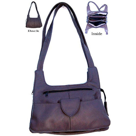 Leather Camel Tan Purse SL591