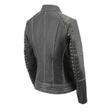 Ladies Leather Jacket MLL2526