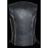 Women's Side Lace Vest w/ Reflective Piping MLL4500