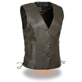 Women's Side Lace Vest w/ Reflective Piping MLL4500