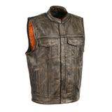 Black/Beige Naked Club Vest MLM3510