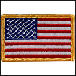 American Flag Patch 3" X 2"