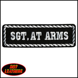SGT AT ARMS   4" X 1"