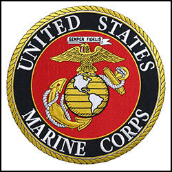 Military Patch-Marines : 3" X 3"