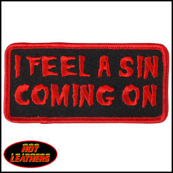 I FEEL A SIN-4" X 2"