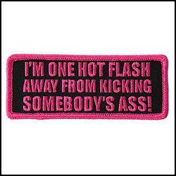 One Hot Flash - 4" X 2"