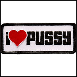 I Heart Pussy-4" X 2"