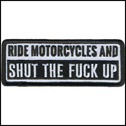 RIDE MC SHUT UP -4" X 2"