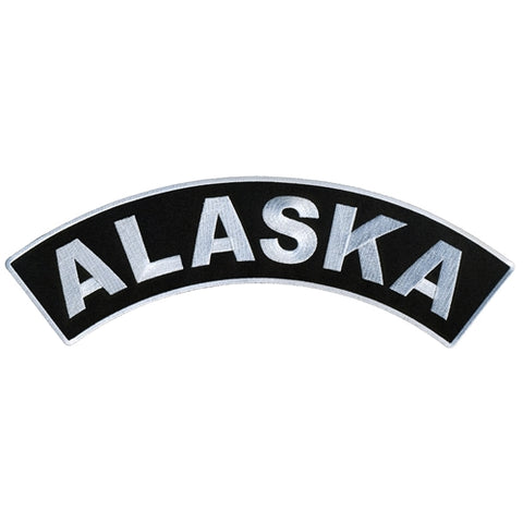 Alaska Top Rocker-BLK/WHT : 12" X 3"