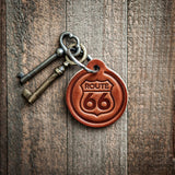 Sugarhouse Leather Keychain / Ornament / Luggage Tag