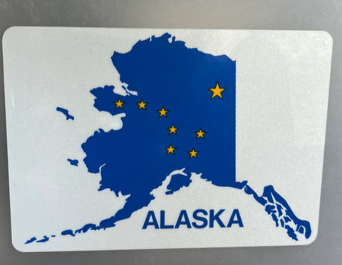 Akachafactory Sticker Adesivi Adesivo Bandiera USA Alaska AK Akachafactory Sticker Adesivi Adesivo Bandiera USA Alaska AK