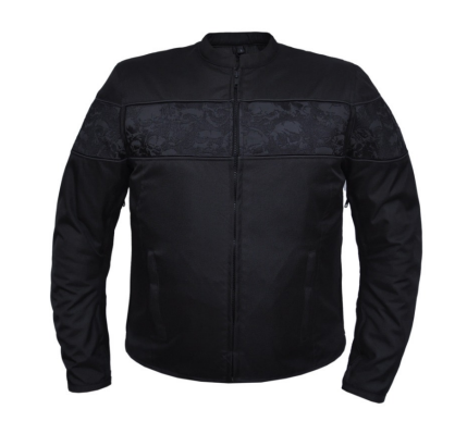 Reflective Skull Textile Jacket 3626