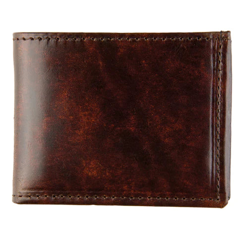 4" ANTIQUE FINISH BILLFOLD