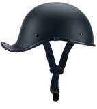 Curved Black Polo Flat Black