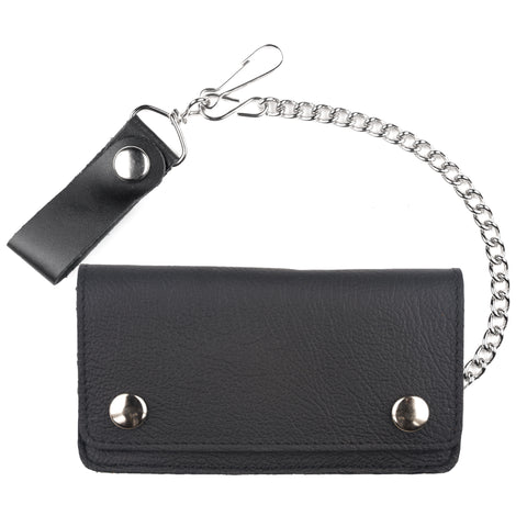 6" Biker Wallet Glove Leather