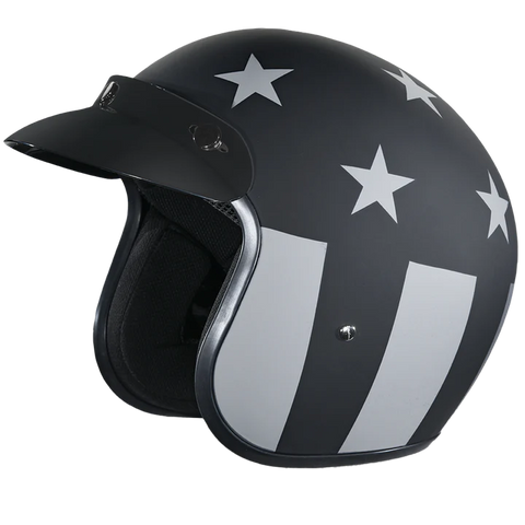 Daytona Cruiser 3/4 Helmets – Alaska Leather Daytona Cruiser 3/4 Helmets – Alaska Leather