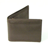 4" FINE BILLFOLD- Brown