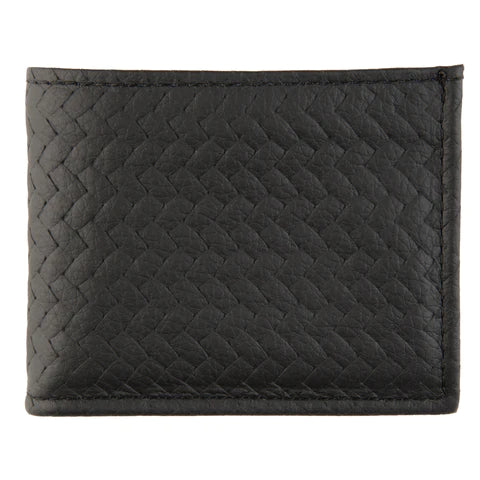 4" BASKET WEAVE BILLFOLD