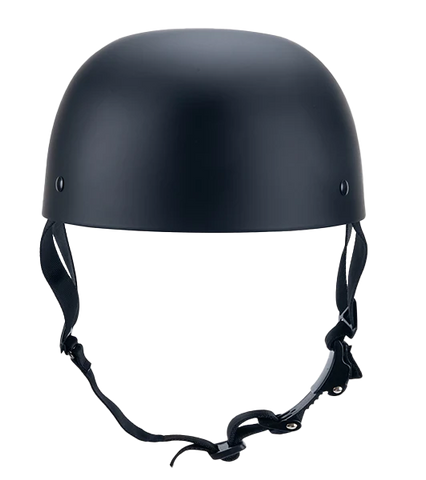 backwards polo motorcycle helmet Baseball Pro Mini Flat Black M