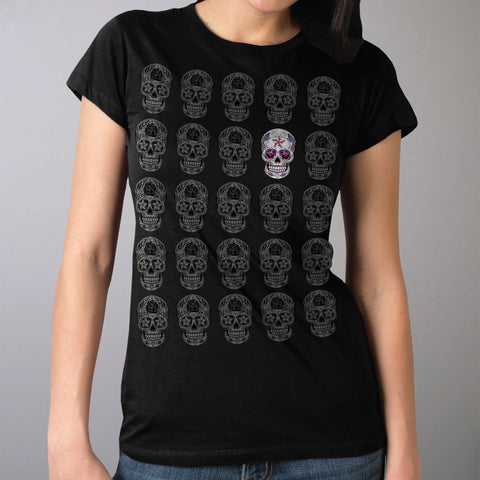 Ladies Sugar Skull T