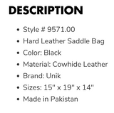 Unik Saddle Bag 9571