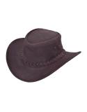 Ventilated Leather Outback Hat 9214