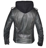 3 in 1 Lambskin Derringer Motorcycle Jacket 6841