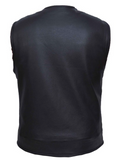 6724 CLEAN CUT LEATHER VEST