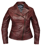 STRAPPY LEATHER JACKET 6956.00