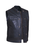 Men's Leather Club Vest 6655